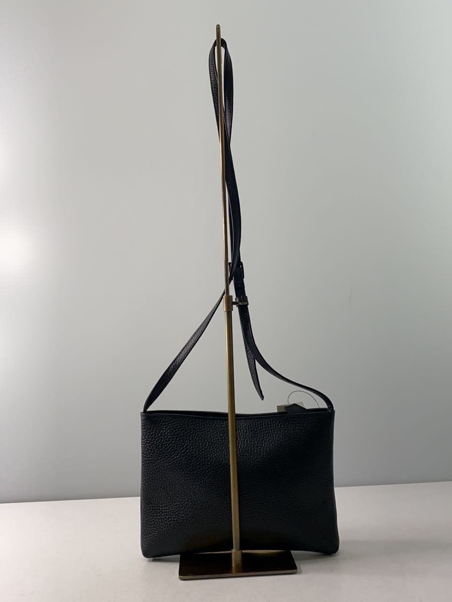 Hush Tug Shoulder Bag Leather BLK 3