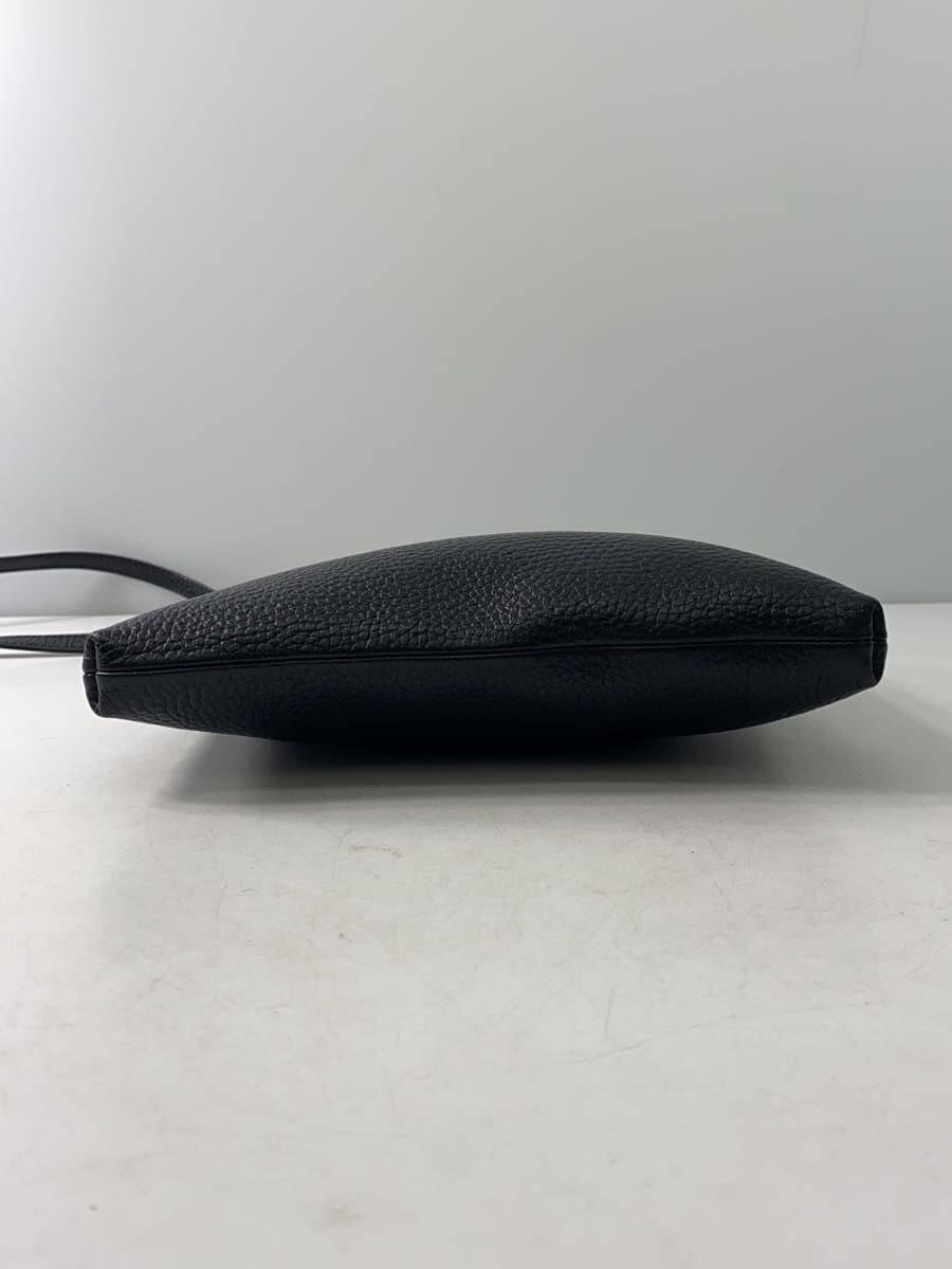 Hush Tug Shoulder Bag Leather BLK 4