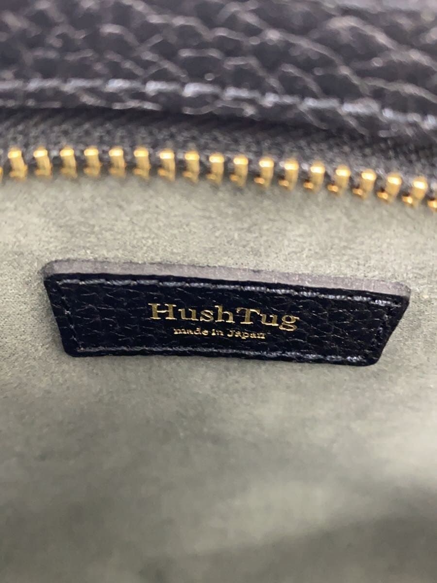 Hush Tug Shoulder Bag Leather BLK 5