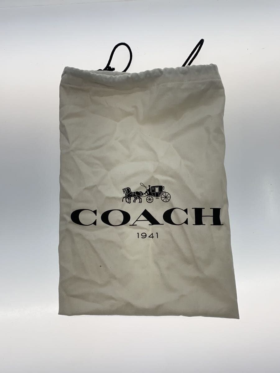 COACH Shoulder Bag Leather BLK 73547 7