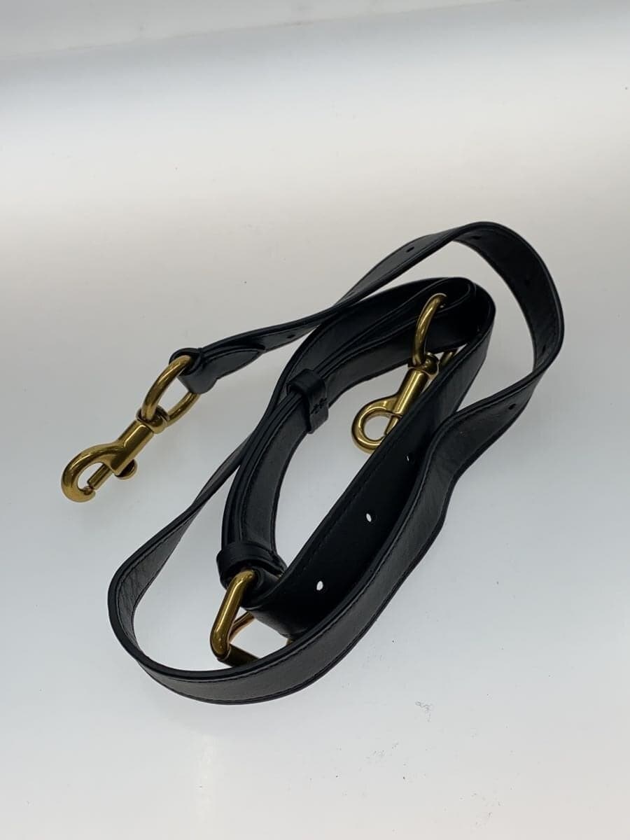 COACH Shoulder Bag Leather BLK 73547 8