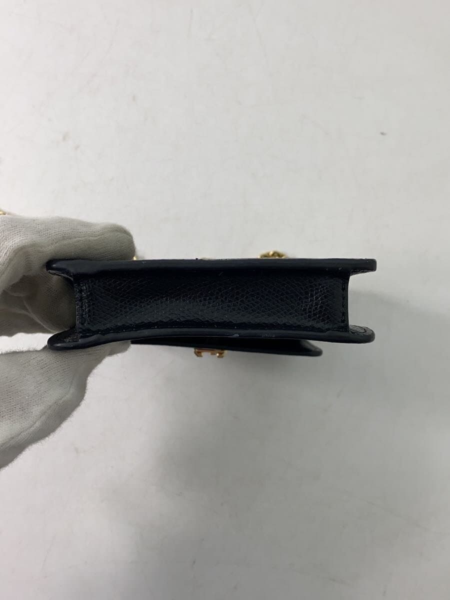 FURLA Shoulder Bag Leather BLK 4