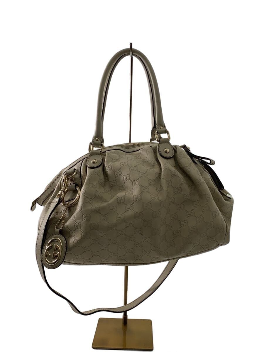 GUCCI Handbag_Suki _GUCCI Shima Leather IVO All Over Pattern