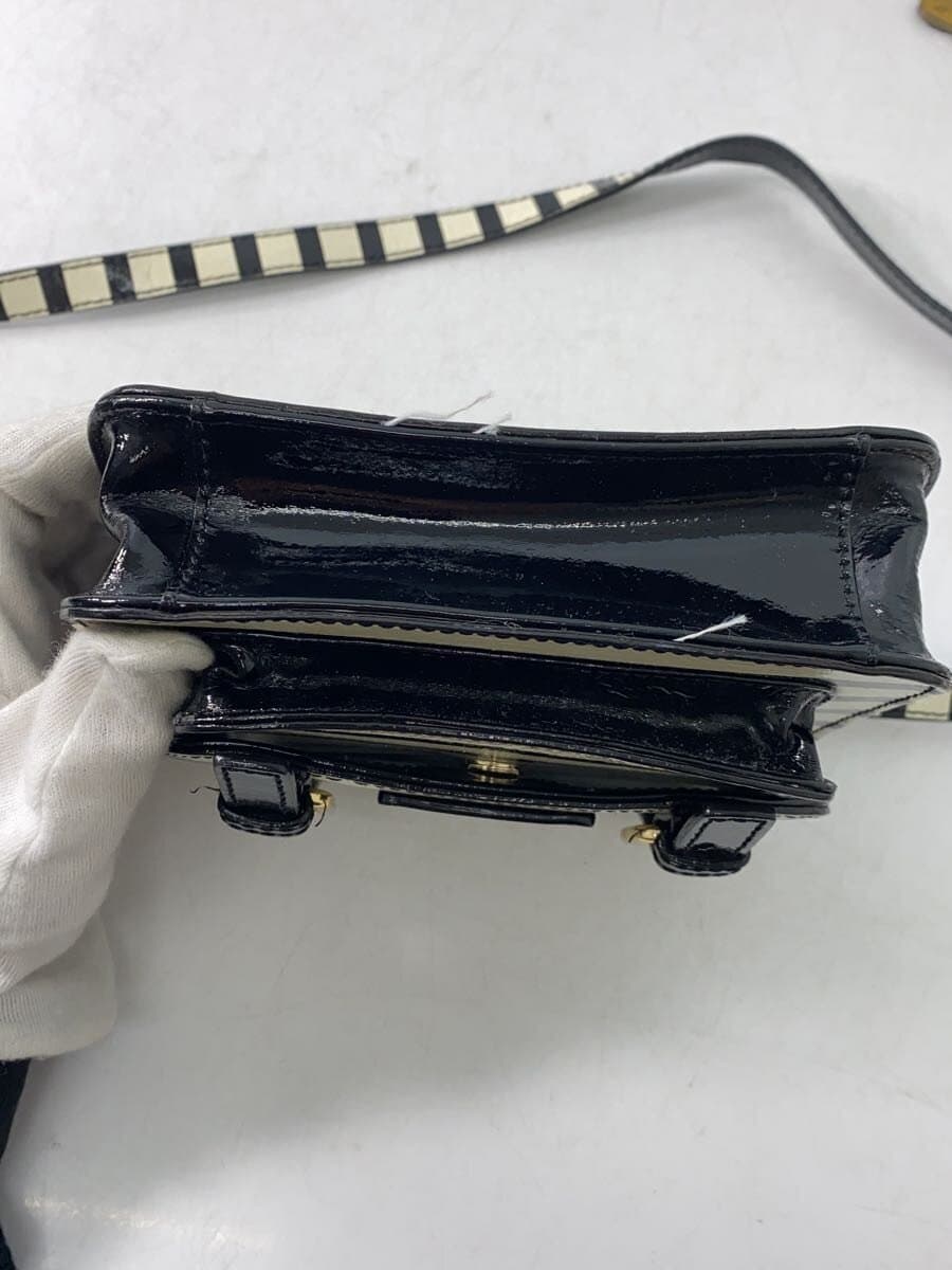 kate spade new york Shoulder Bag Patent Leather BLK 4