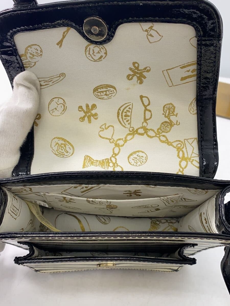 kate spade new york Shoulder Bag Patent Leather BLK 6