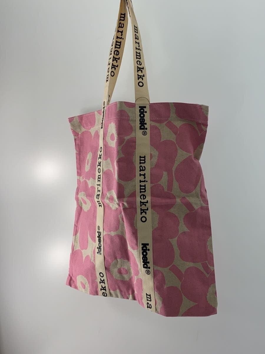 marimekko Tote Bag Cotton PNK carriermidi unikko 2