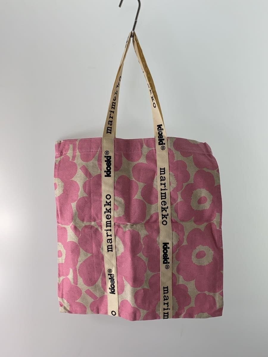 marimekko Tote Bag Cotton PNK carriermidi unikko 3