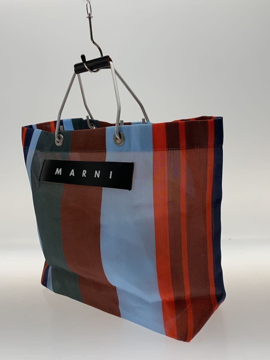 MARNI Tote Bag Multicolor Border Stripe 2