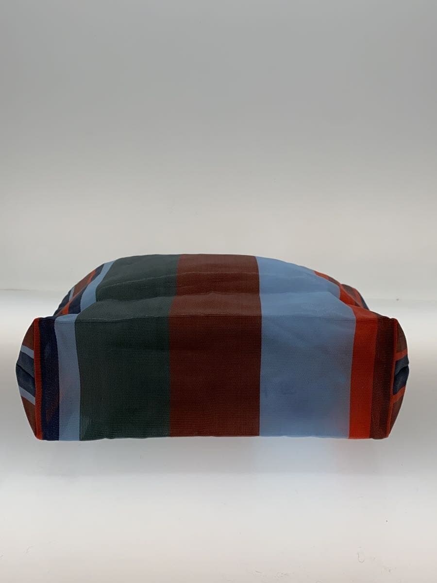 MARNI Tote Bag Multicolor Border Stripe 4