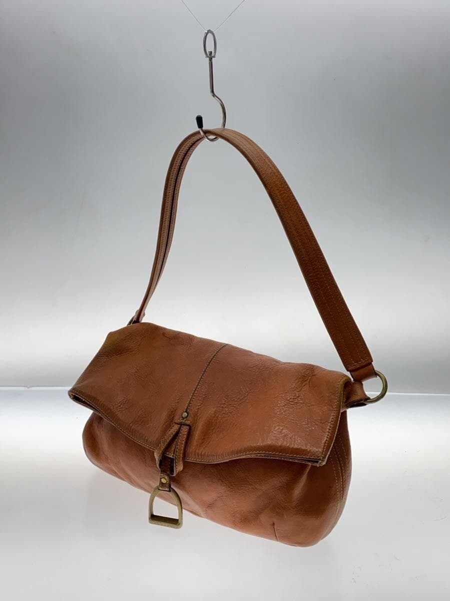 RALPH LAUREN Tote Bag Leather BRW Solid Color 2