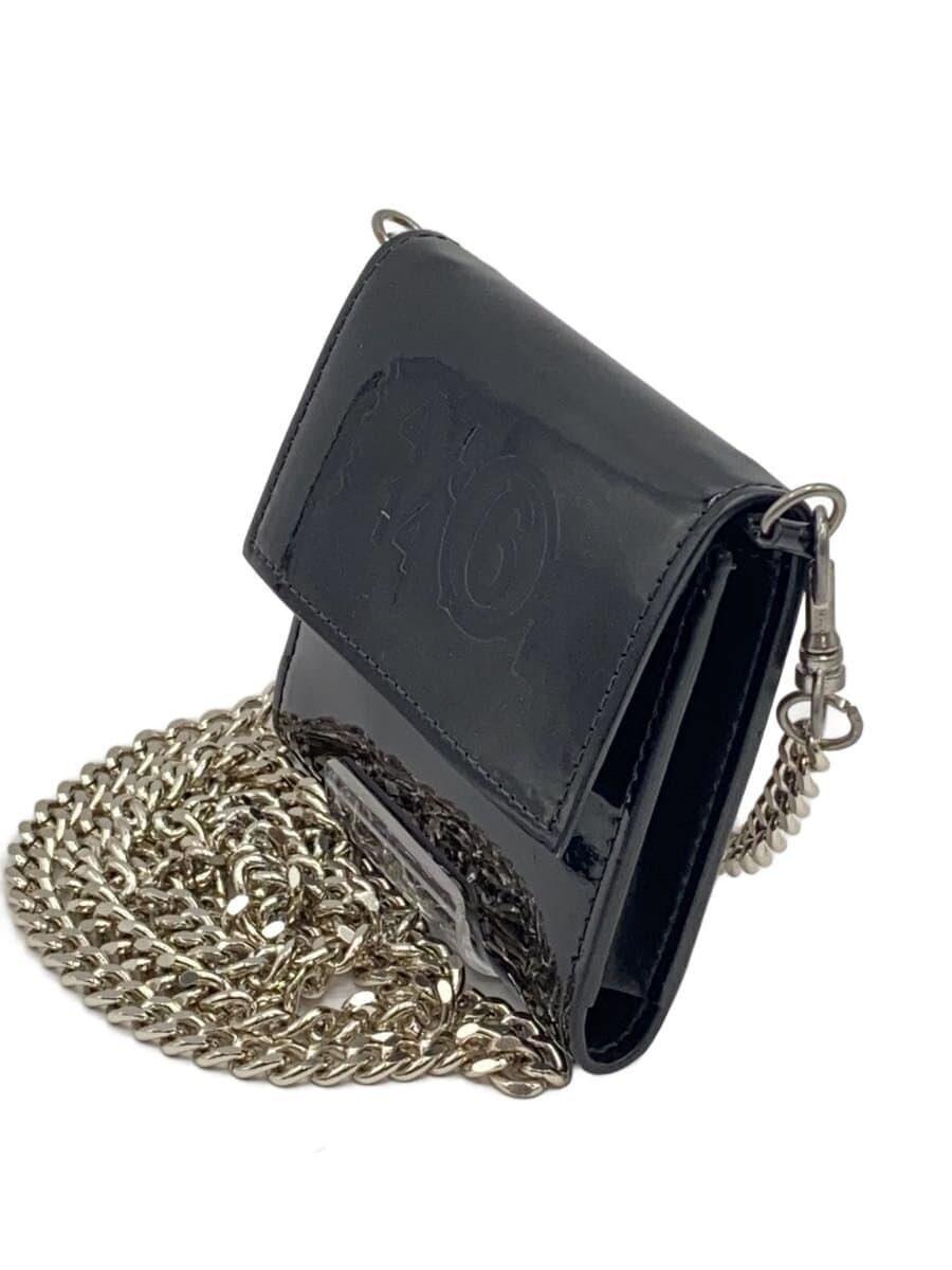 Martin Margiela Shoulder Bag Patent Leather BLK 2