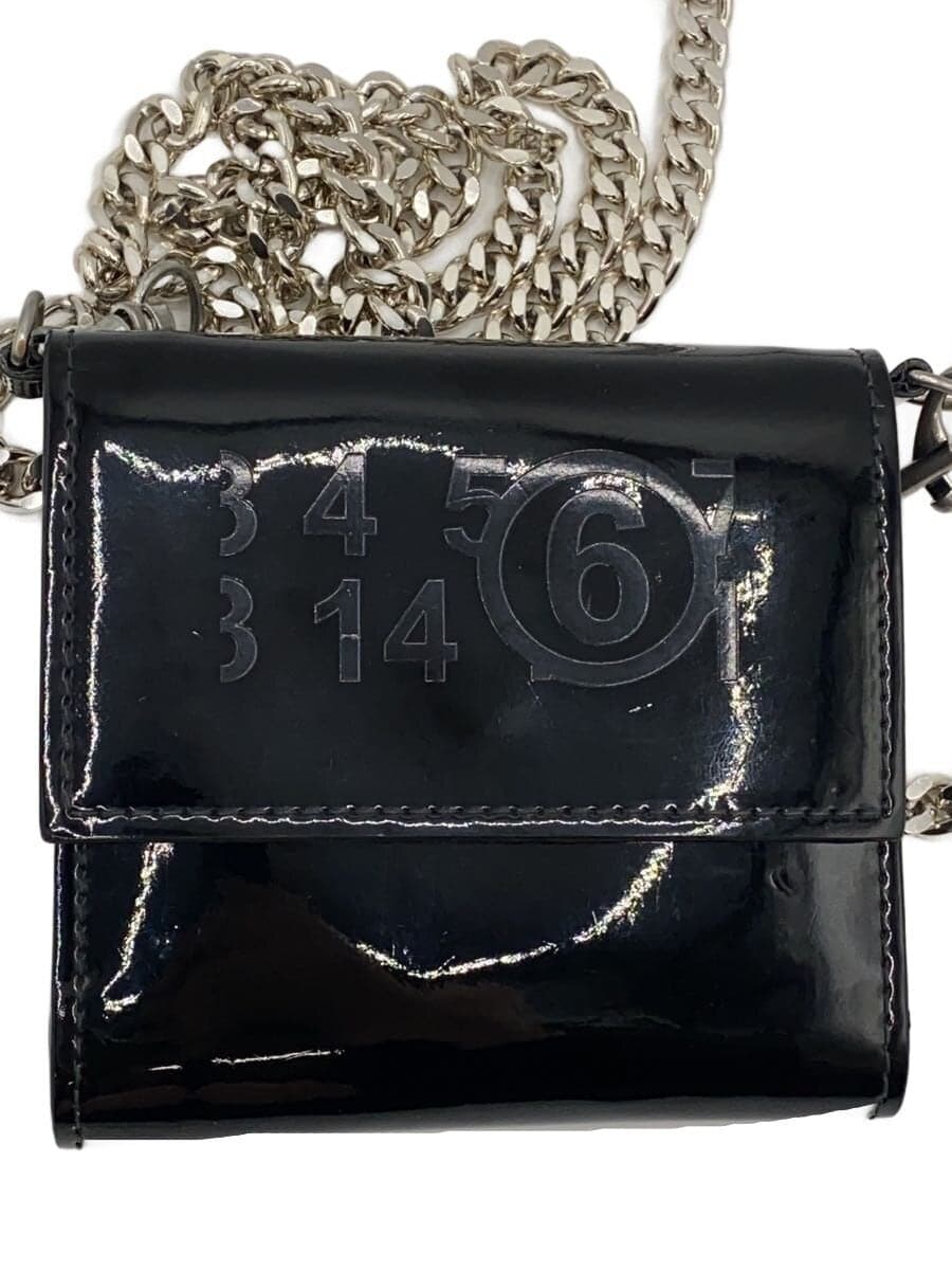 Martin Margiela Shoulder Bag Patent Leather BLK 5