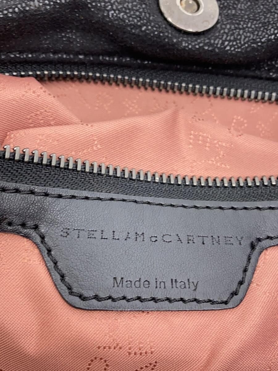 STELLA Mc CARTNEY Tote Bag BLK 410874 Handle Leather Peeling 5