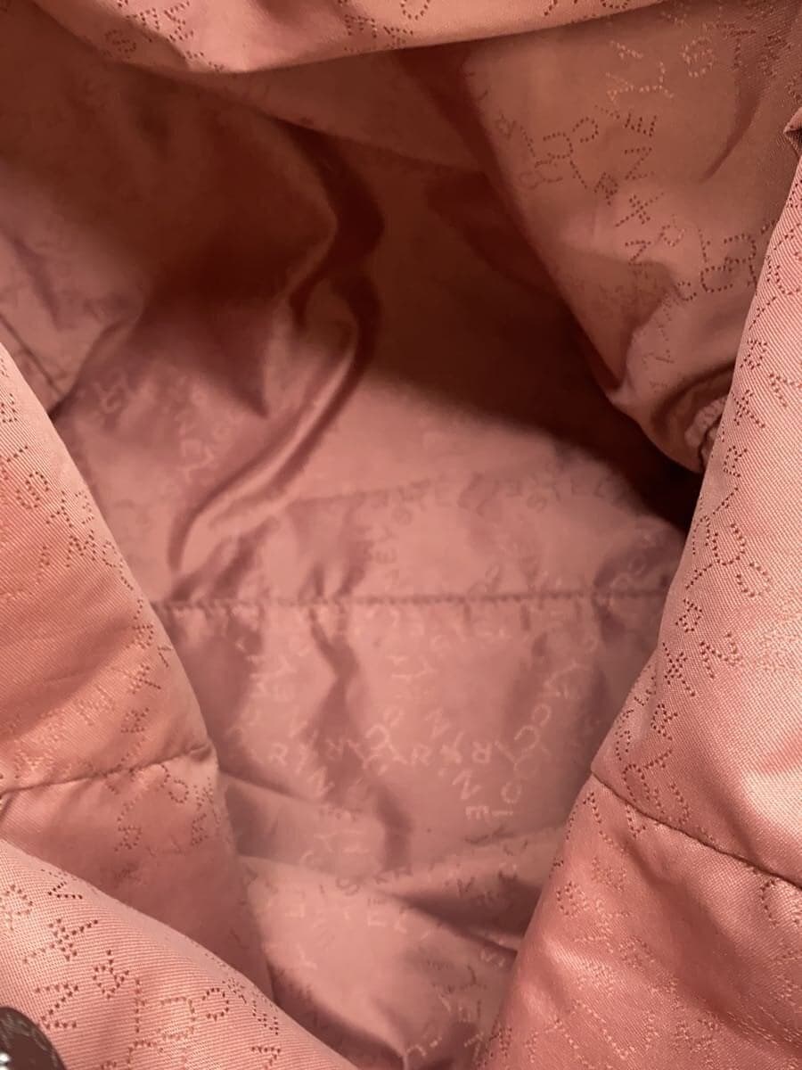 STELLA Mc CARTNEY Tote Bag BLK 410874 Handle Leather Peeling 6