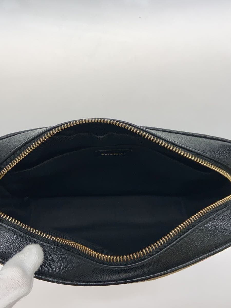 BURBERRY Check Canvas Crossbody Bag Canvas BEG 4500561714 6