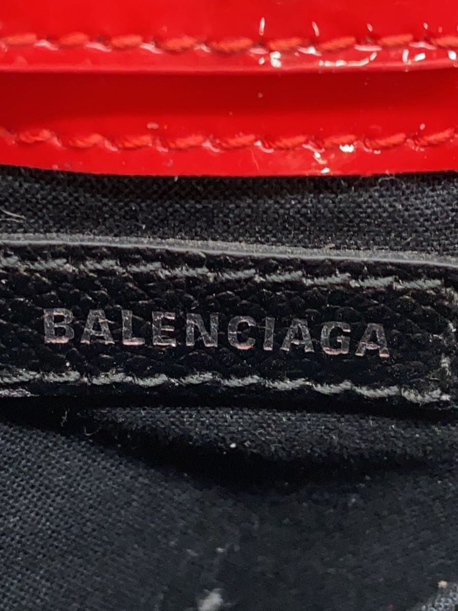 BALENCIAGA Shopper ping Phone Holder Bag PVC RED 5