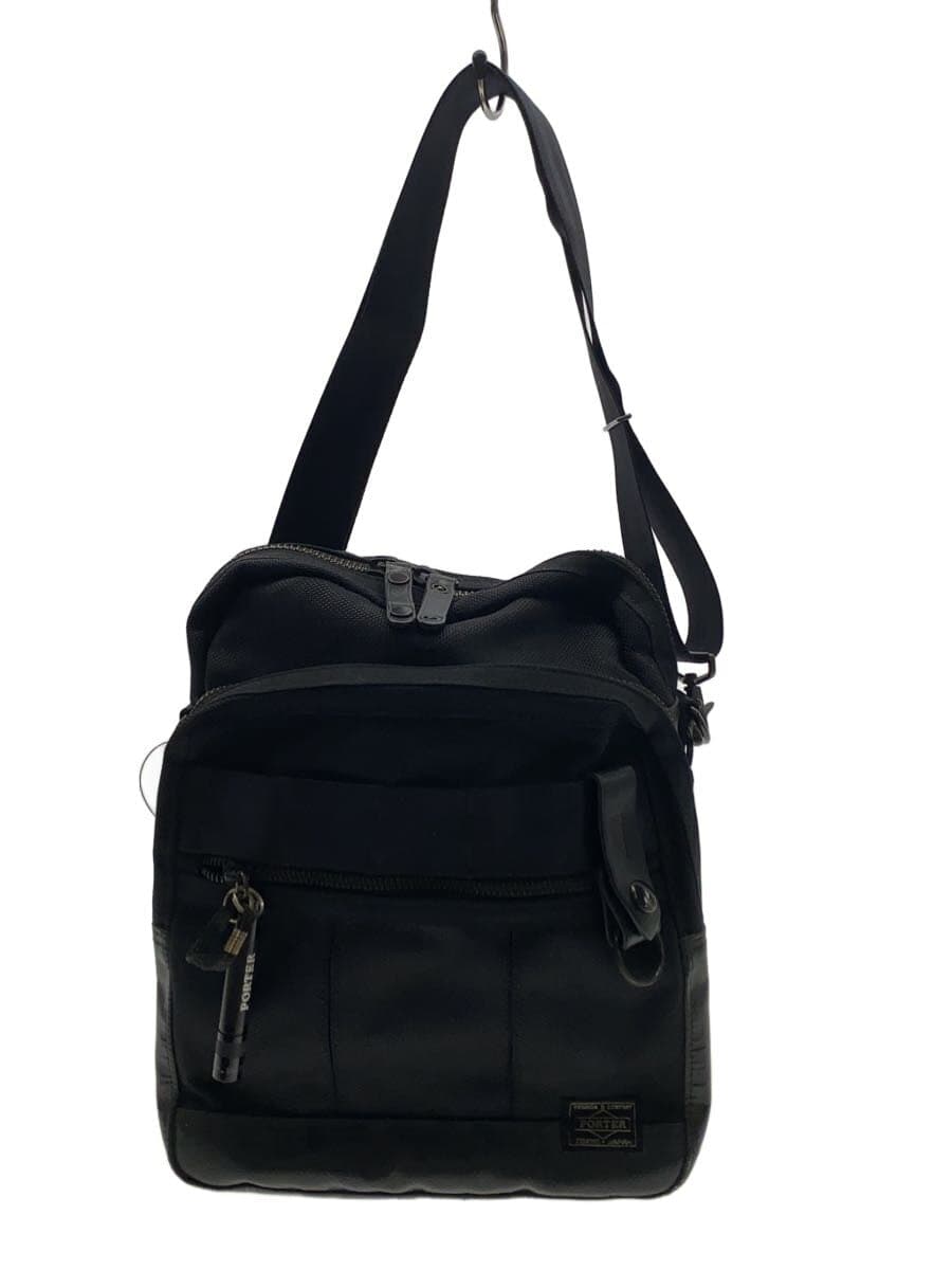 PORTERHEAT SHOULDER BAG Shoulder Bag BLK Corner Scuff