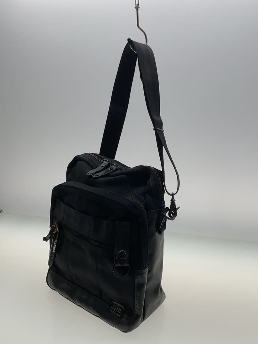 PORTERHEAT SHOULDER BAG Shoulder Bag BLK Corner Scuff 2