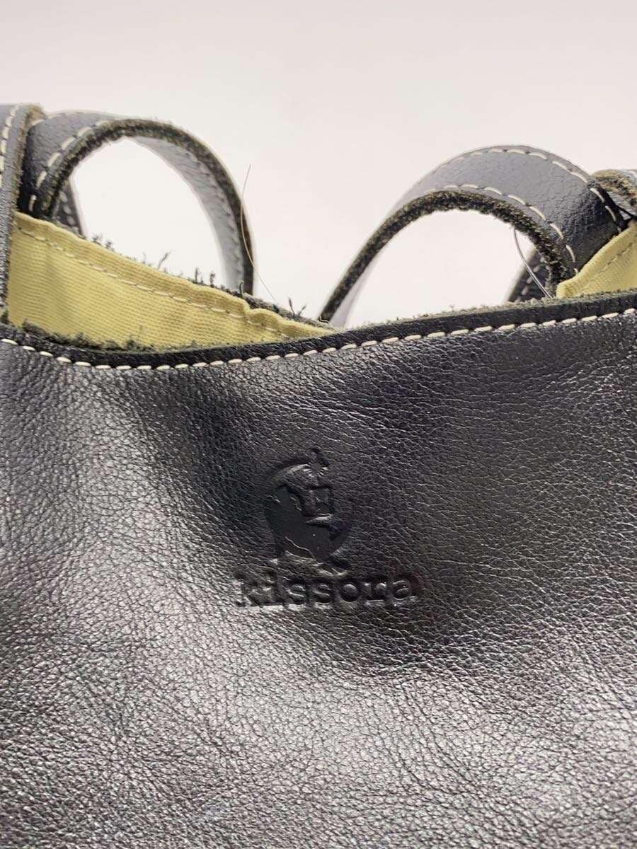 kissora Shoulder Bag Leather BLK 5