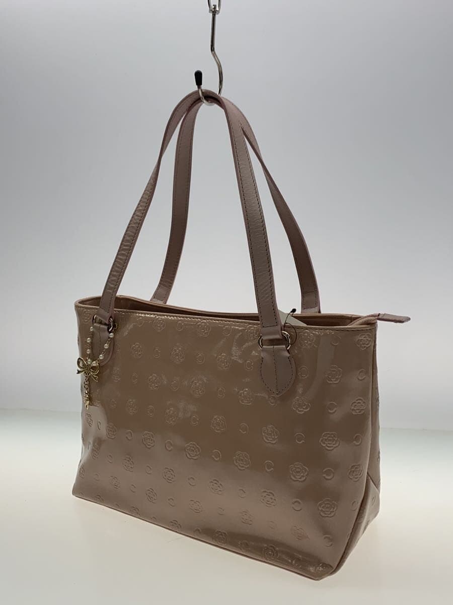 CLATHAS Bag Patent Leather PNK Floral 2