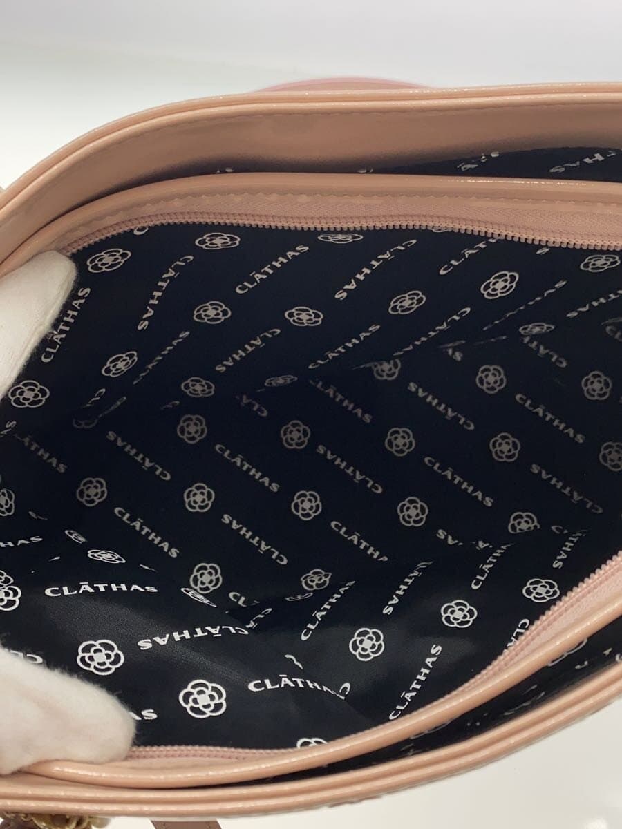 CLATHAS Bag Patent Leather PNK Floral 6