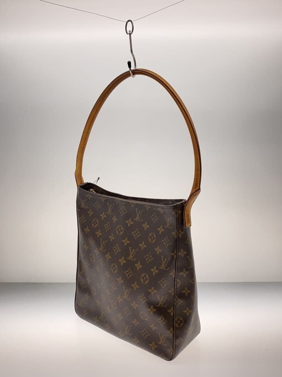 LOUIS VUITTON Looping GM_Monogram Canvas PVC BRW M51145 2