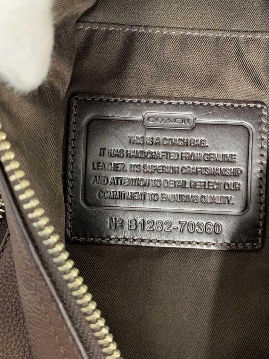 COACH Shoulder Bag_All Leather Leather BRW 5