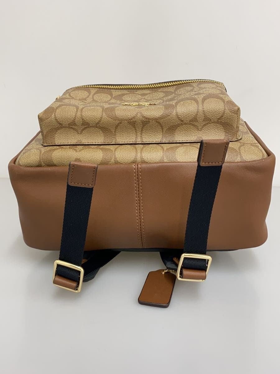 COACH Medium Charlie Backpack_Signature PVC BEG Monogram 4