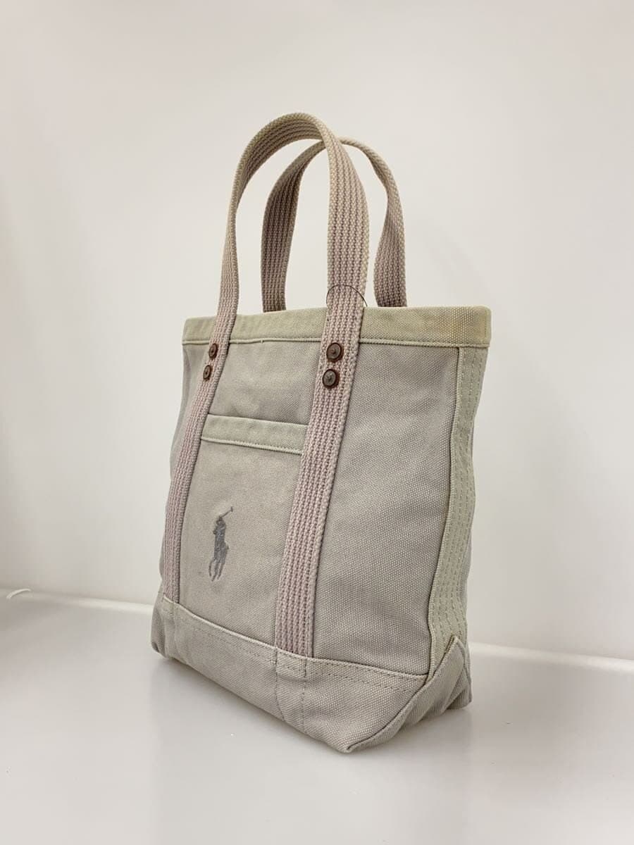 POLO RALPH LAUREN Tote Bag Canvas GRY 0200012771 2