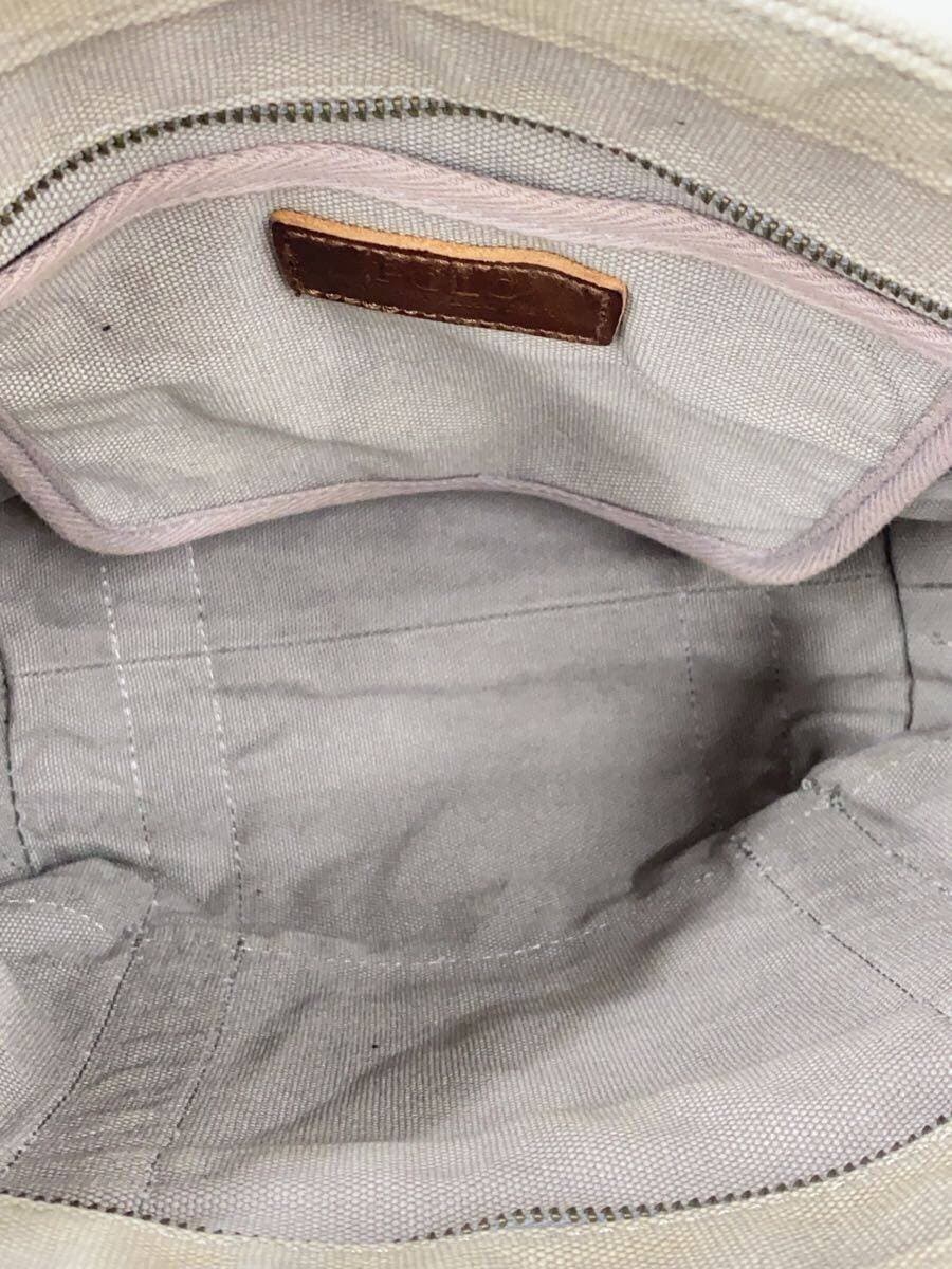 POLO RALPH LAUREN Tote Bag Canvas GRY 0200012771 6