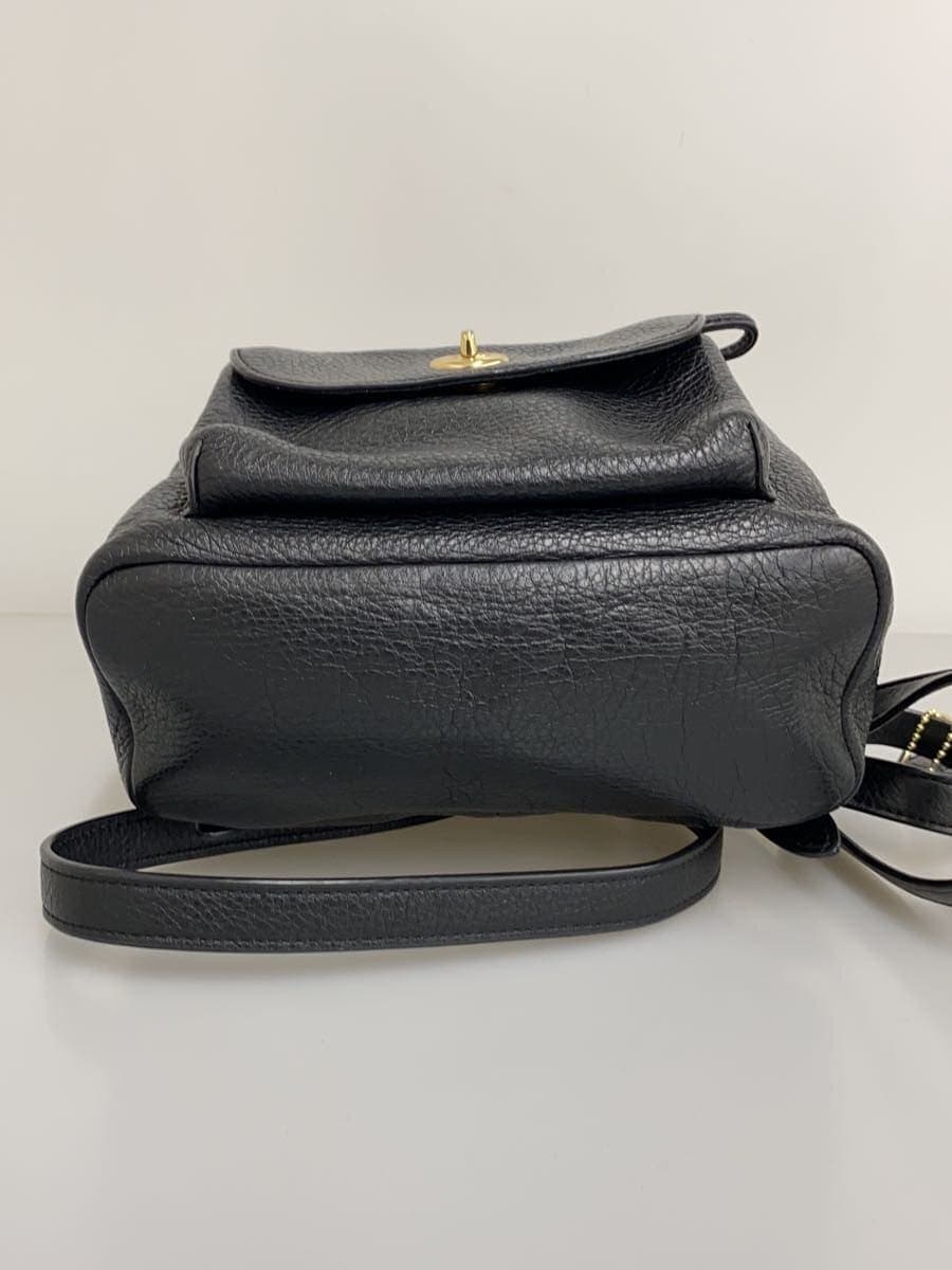 COACH Backpack_All Leather Leather BLK 4