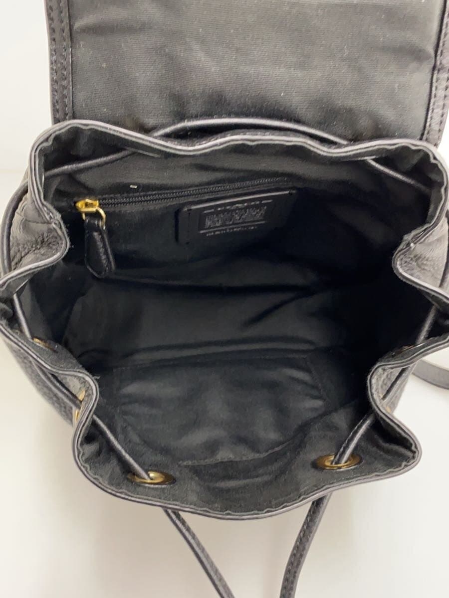 COACH Backpack_All Leather Leather BLK 6