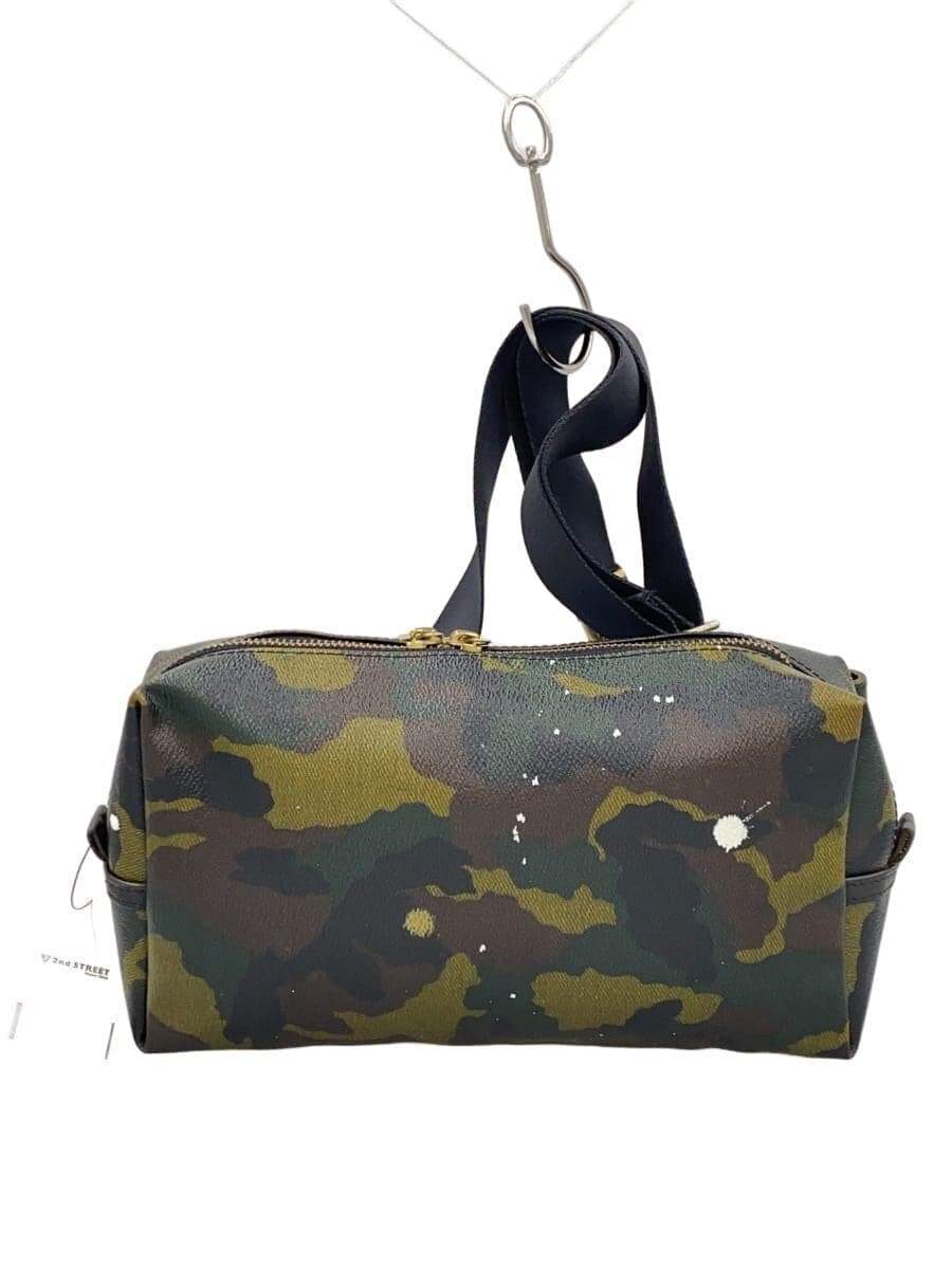 Gentil Bandit Shoulder Bag Leather GRN Camouflage