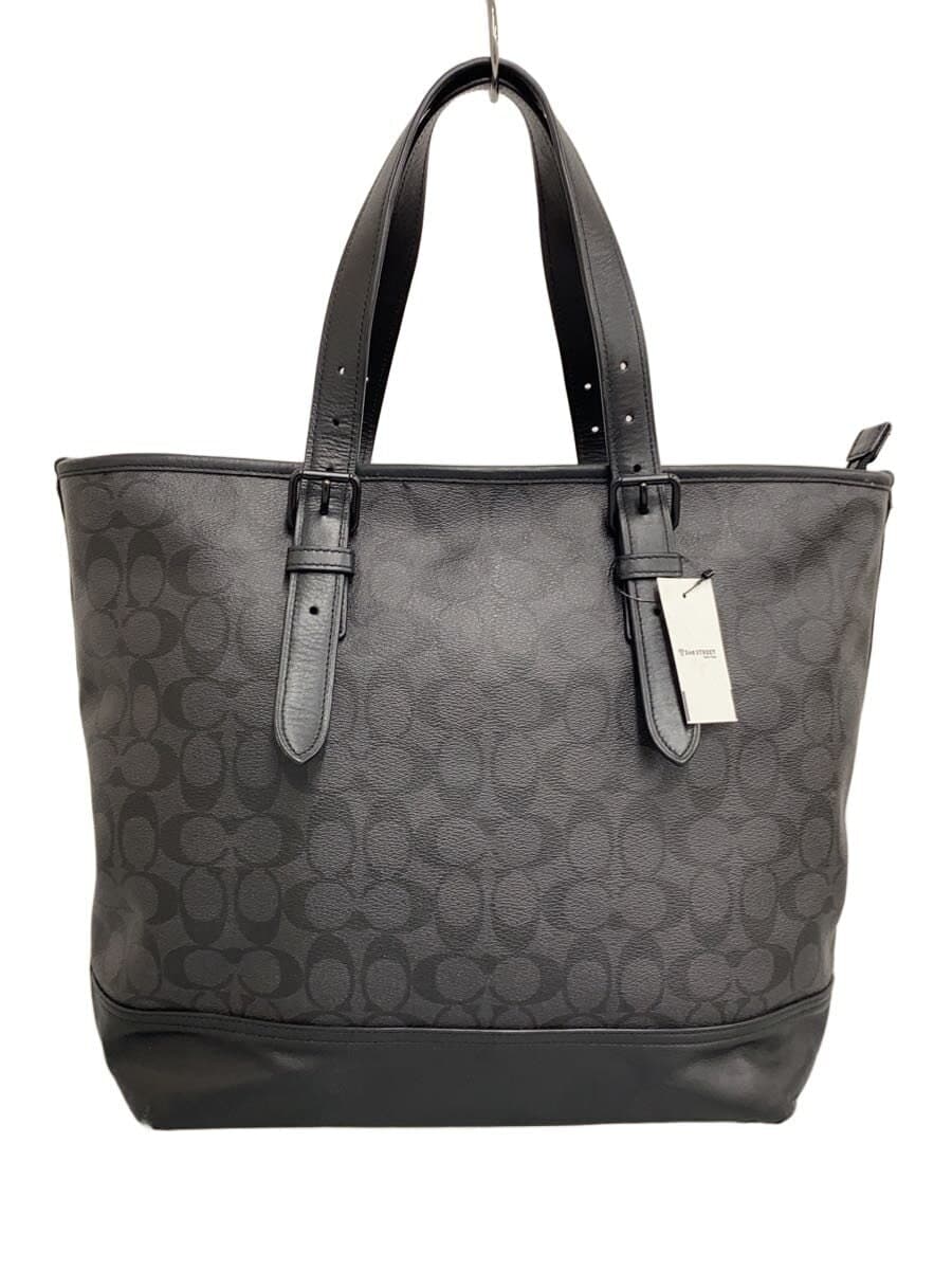 COACH Tote Bag BLK All Over Pattern F57566