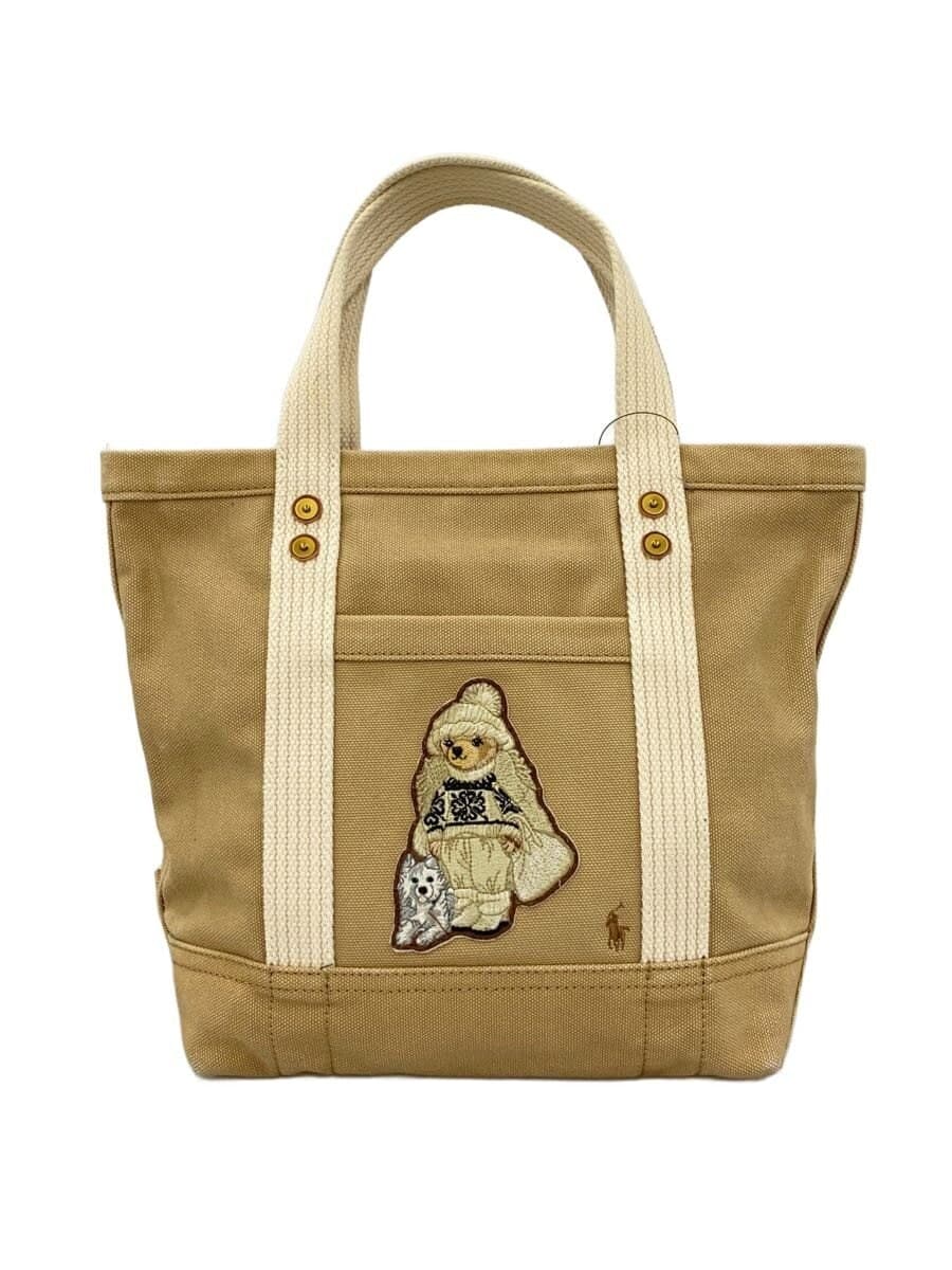 POLO RALPH LAUREN Handbag Canvas BEG