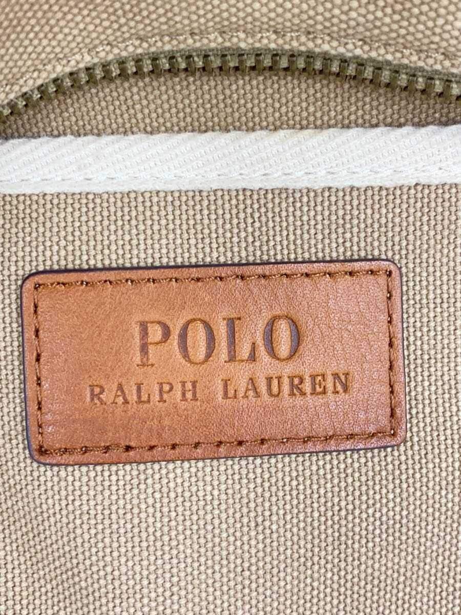 POLO RALPH LAUREN Handbag Canvas BEG 5