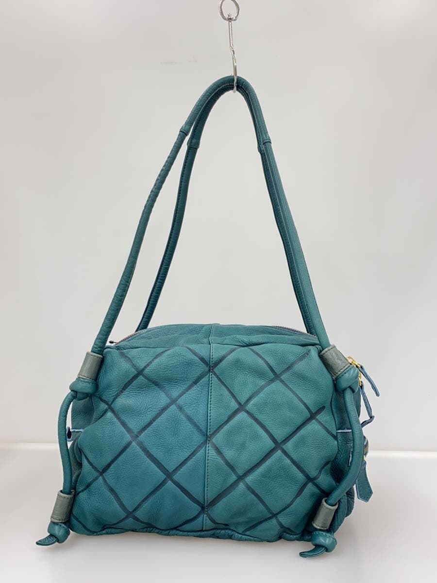 POMTATA Handbag Leather GRN 3