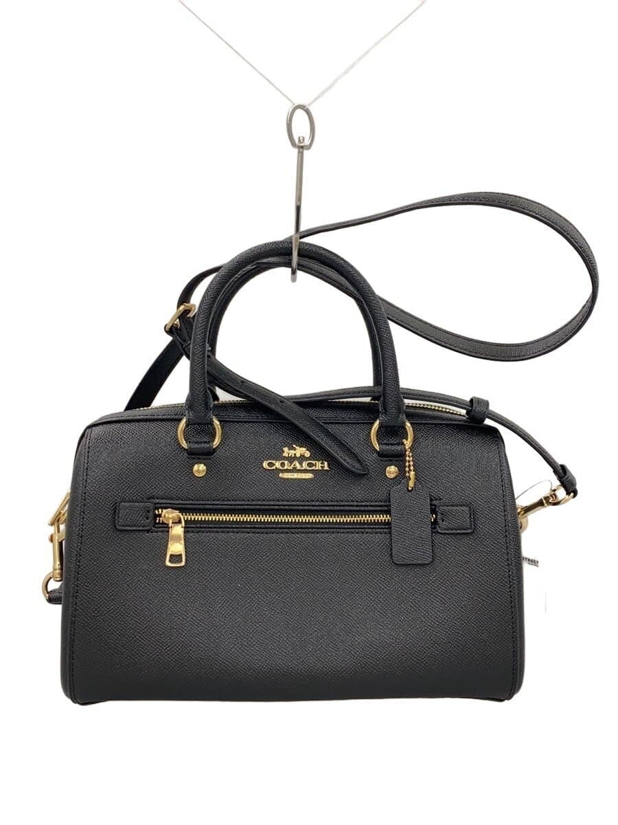 COACH Shoulder Bag Leather BLK F79946