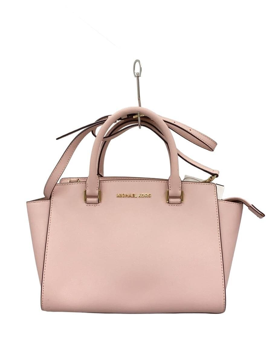 MICHAEL KORS Shoulder Bag Leather PNK AC-1908