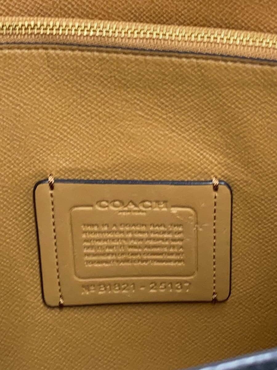 COACH Tote Bag_All Leather Cowhide BLK 5