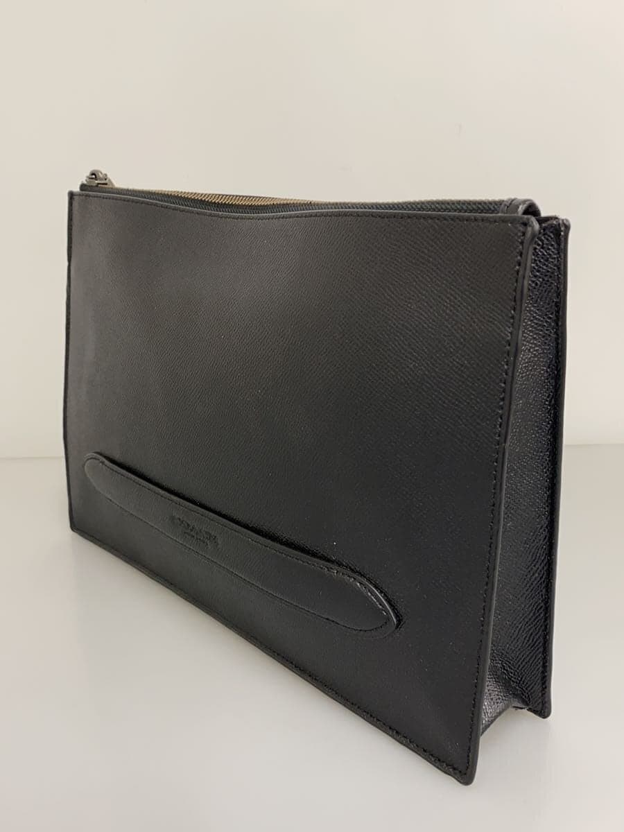 COACH Second Bag Leather BLK Solid F68154 2