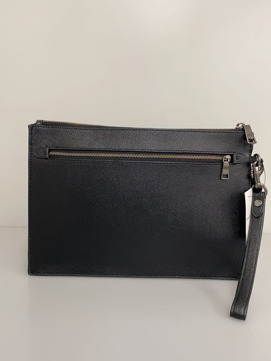 COACH Second Bag Leather BLK Solid F68154 3