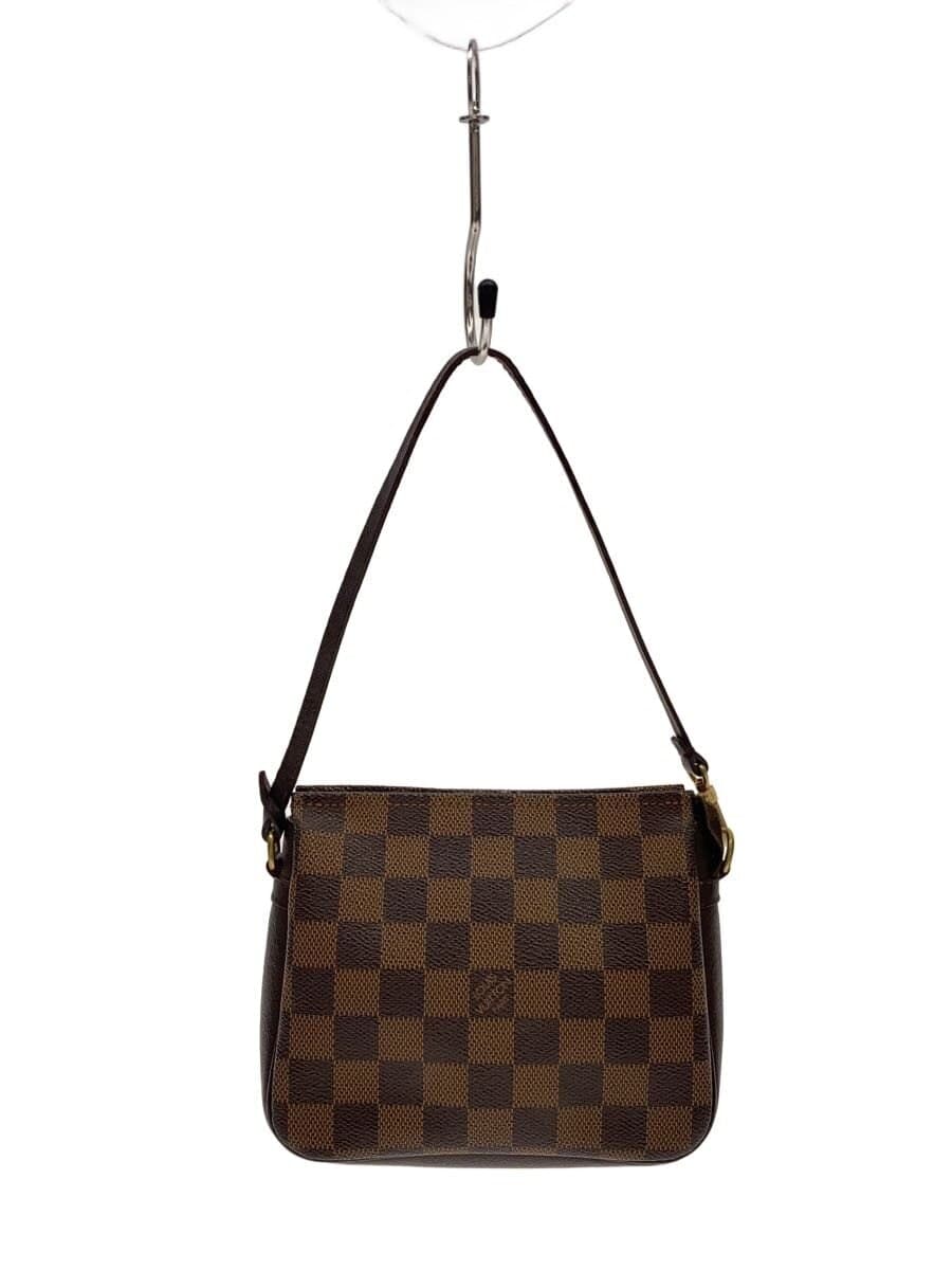 LOUIS VUITTON Trousse Makeup _Damier Ebene BRW All Over Pattern