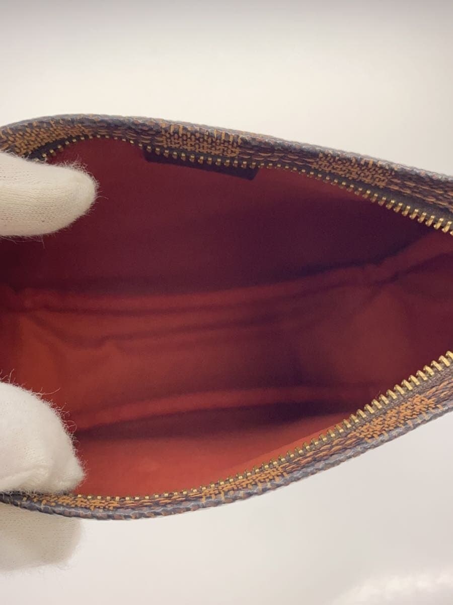 LOUIS VUITTON Trousse Makeup _Damier Ebene BRW All Over Pattern 6