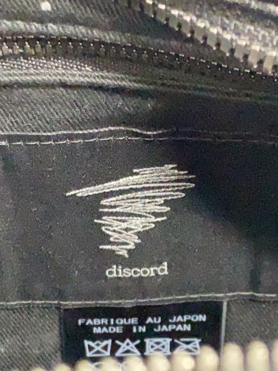 discord Shoulder Bag Leather BLK Solid da-i77-791 5