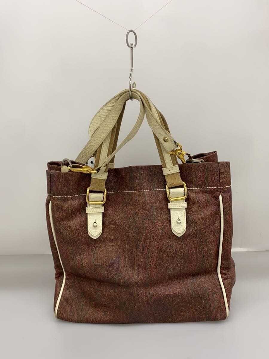 ETRO2-Way Shoulder Bag BRW Paisley Brown 3