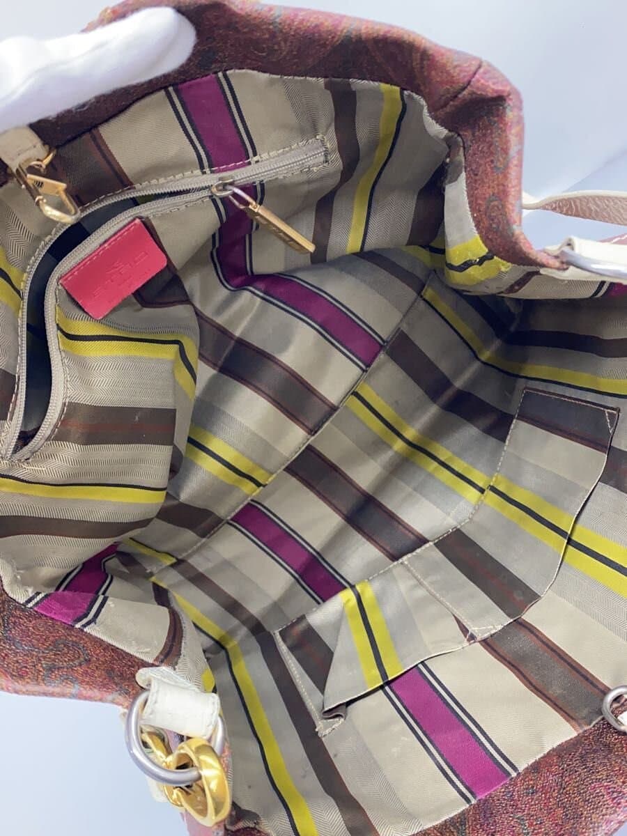 ETRO2-Way Shoulder Bag BRW Paisley Brown 6