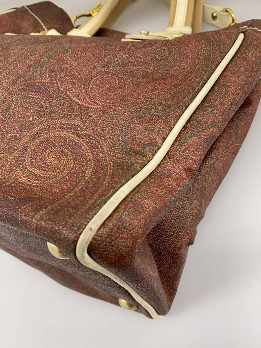 ETRO2-Way Shoulder Bag BRW Paisley Brown 7