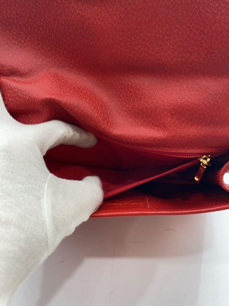 LONGCHAMP2-Way Shoulder Bag Leather RED 7