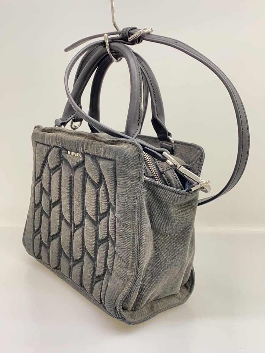 DIESEL2-Way Shoulder Bag Cotton BLK② 2